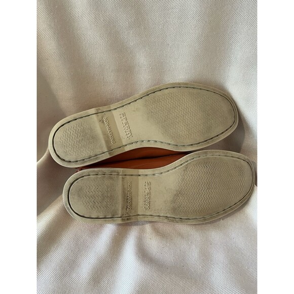 Sperry Top Sider Orange Patent Leather,‎ Women 6.5 Classic Boat Sperry is Back! - Picture 5 of 8